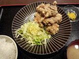 唐揚げ定食@海月