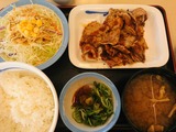 豚バラ焼肉L定食@松屋