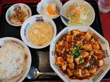 麻婆豆腐定食＠万福