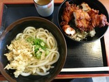 鶏唐丼セット@玉屋