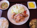 唐揚げ定食@つむぎ