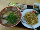 チャーハンラーメン定食@のと