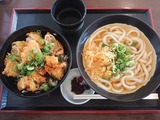 鶏天丼セット@玉屋