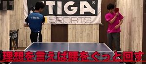 腰のひねり