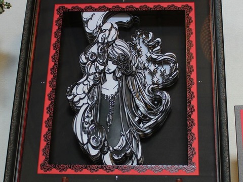 ハワイ　ホノルル　シャドーボックス　重ね絵　切り絵　アート　絵 ハワイ ホノルル シャドーボックス 重ね絵 切り絵 アート 絵