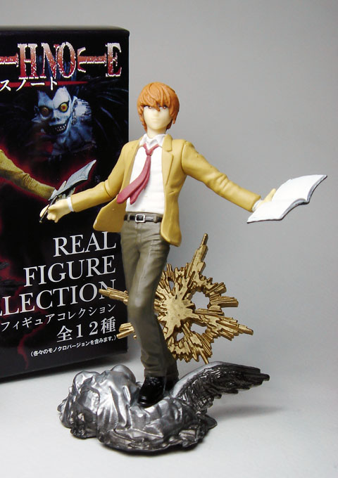 デスノート リアルフィギュアコレクション モノクロ デスノート リアルフィギュアコレクション」買ってみた。 : 食玩
