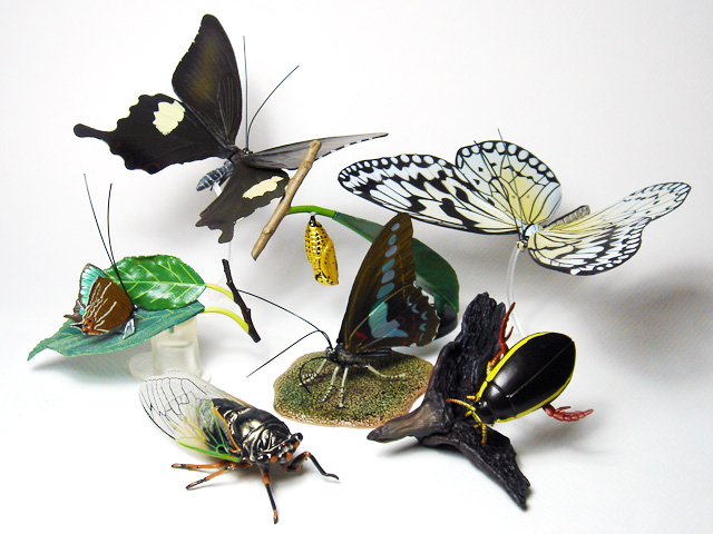 YUJIN 原色日本昆虫図鑑II サツマニシキ シークレット フィギュア