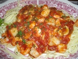 Sea food Linguine Marinara9139