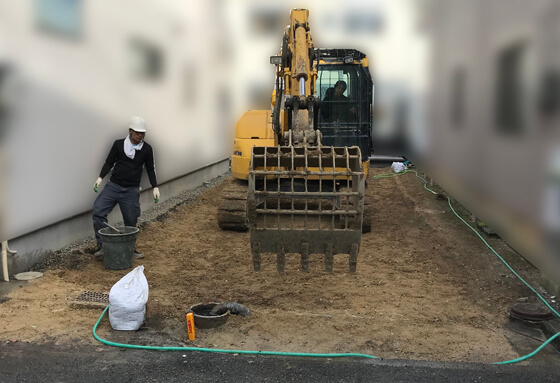 お家の解体からM様邸の工事はスタート