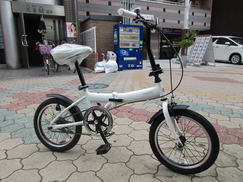 【レア⭐︎16インチ】ウェルビー バックパッカー 折り畳み自転車 ウェルビーサイクル バックパッカー 16インチ折り畳み自転車 : 商店街