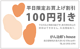 テンプレートクーポン券_名刺サイス01_A