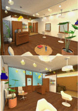 美容室 suplissイメージ3Dパース