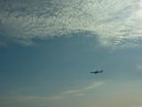 あ 飛行機だ