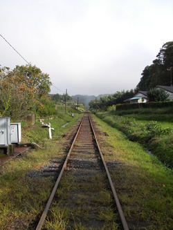道は真っ直ぐ、伸びている――