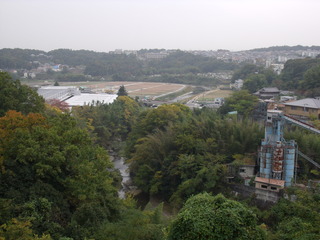 桑原大橋手前から