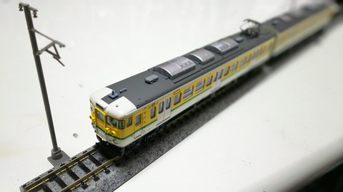 115系500番台　クモハ114-501　弥彦色　マイクロエース　イベント限定品 115系-500 新弥彦色 入線！ MICROACE A4560 | NGaugeJP - N