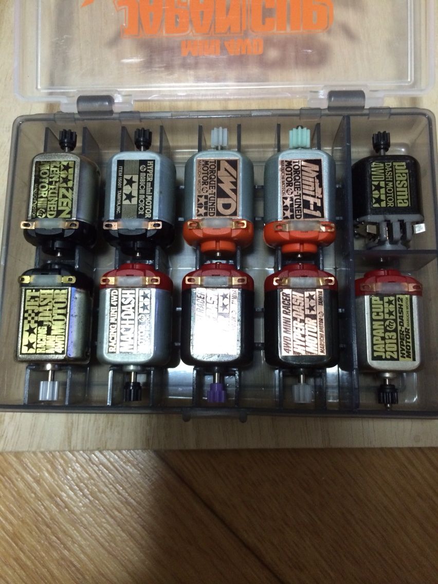 昔のミニ四駆のモーター ザリガニくん日記