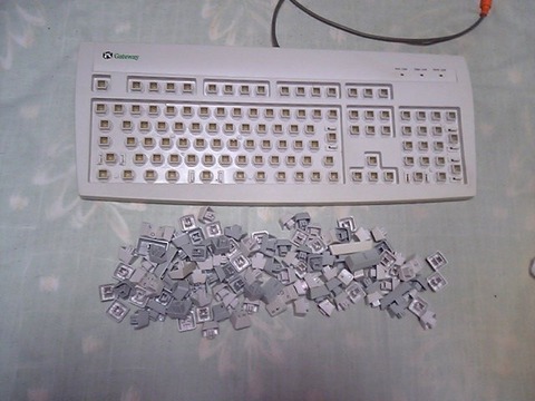 キーボード掃除後1