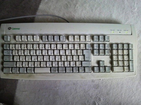 キーボード掃除前
