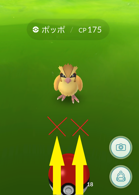 ズリの実投げ方×2