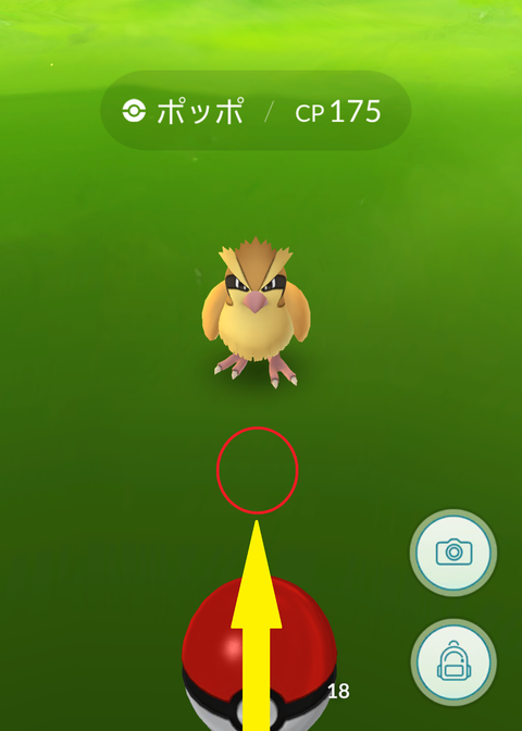 ズリの実投げ方〇2