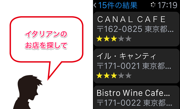 AppleWatchSiriフレーズ10