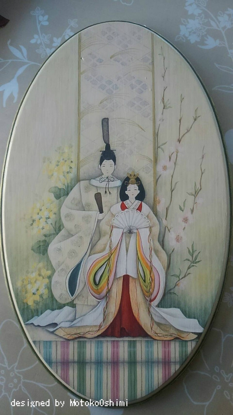 トールペイント おひなさま