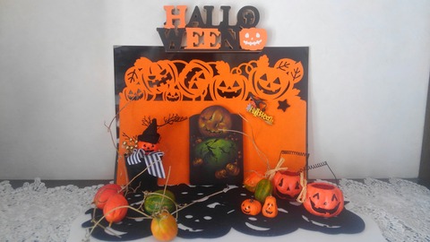 ハロウィンボビータカシマ木製トールペイント作品 ボビータカシマ トールペイント作品 ハロウィン - メルカリ