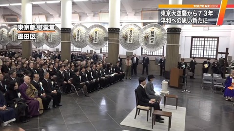 2018・3・10都内戦災並びに関東大震災遭難者の春季慰霊大法要
