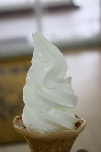 牧場のソフトクリーム