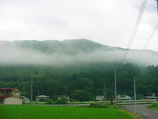 当館からの山々の風景