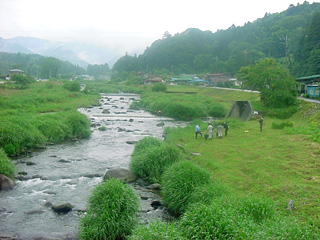 鮎の試し釣り