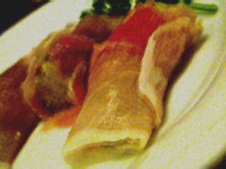 焼きナスの生ハム巻き