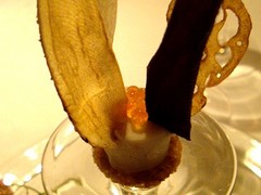 アミューズ・ブーシュ 三島野菜のフリットに白身魚のリエット