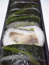 鯖の一本巻き 高菜巻き