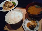ご飯とお味噌汁のセット@酢重ダイニング