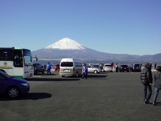 美華ガーデンから眺めた富士山