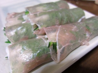 生ハム巻き