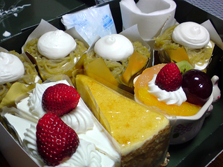 マロンの各種ケーキ