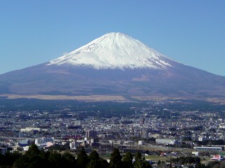 美華ガーデンから眺めた富士山