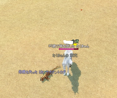 天国へ送ってあげました