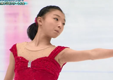 坂本花織 全国中学校スケート大会2015