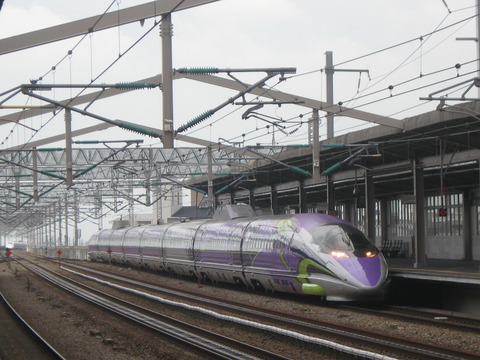 残酷な天使のテーゼ～山陽新幹線の「500 TYPE EVA」を撮影してき