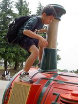 トレインの上に乗るなぁ〜〜〜!!
