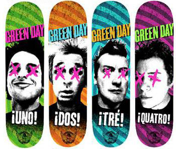 特別プライス GREENDAY スケボーデッキ3セット - crumiller.com