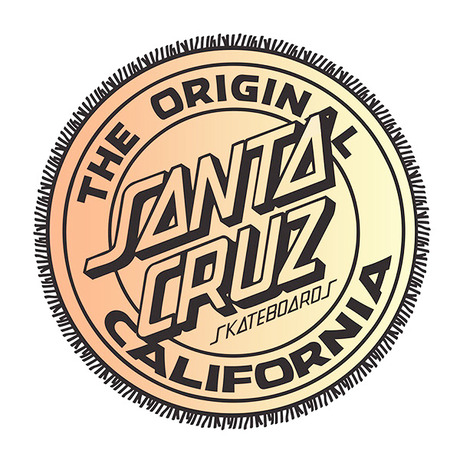 SANTA CRUZ CALI FADE ROUND TOWEL SUNSET