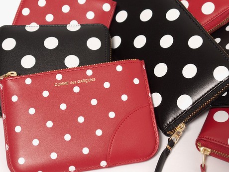 COMME DES GARCONS WALLET POLKA DOTS PRINTED & LUXURY GROUP : SKOOL