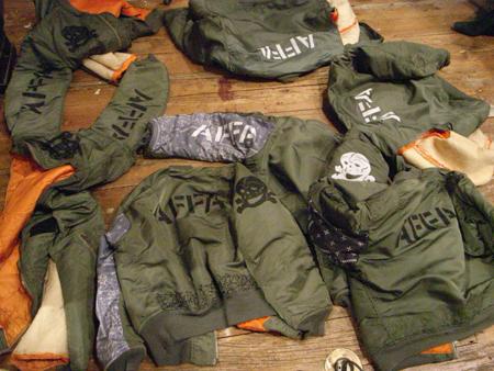 ☆アナーキーMA-1 任意 AFFA カスタム プリント 裏原宿 自作
