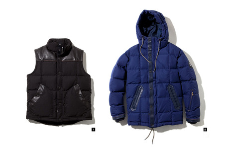 レア STUSSY x NEXUS7 コラボ 限定 ベスト / ダウン ネクサス STUSSY × NEXUSVII DOWN JACKET : SKOOL OF DAZE