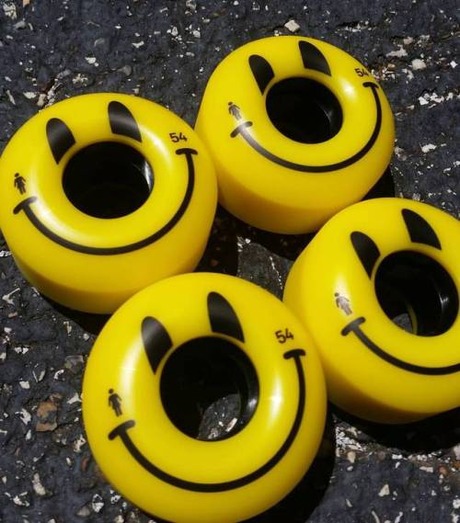 GIRL SKATEBOARDING HAPPY CRUISER WHEEL 56mm 85d